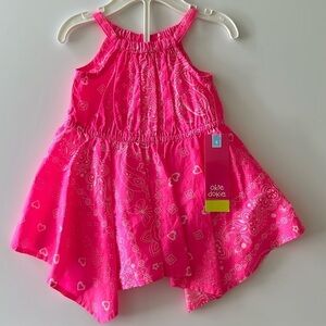 Pink handkerchief dress